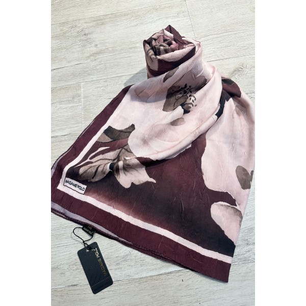 Desenli Bambu Şal 027BG